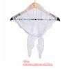 Elegant Embroidered Flower Lace Scarf Breathable Mesh Lightweight Triangle Scarf Silk Scarf Spring