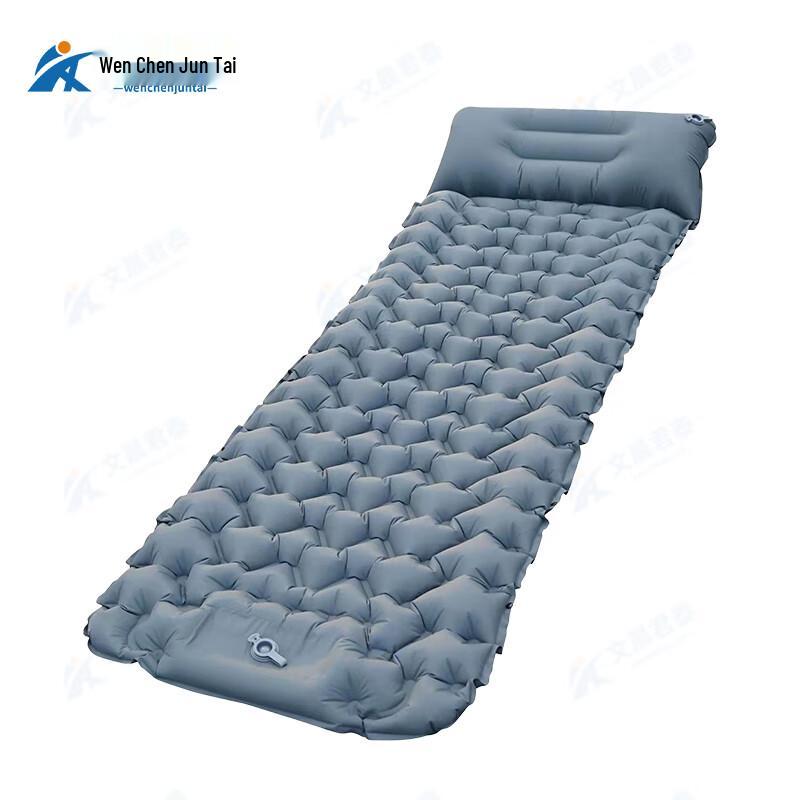 Foot-Pump Single Inflatable Camping Mat