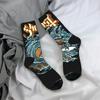 Ghost Band Cartoon Stockings Men's  Socks High Quality Fashion Socks Autumn Outdoor Sports Non Slip Pattern Socks Gift