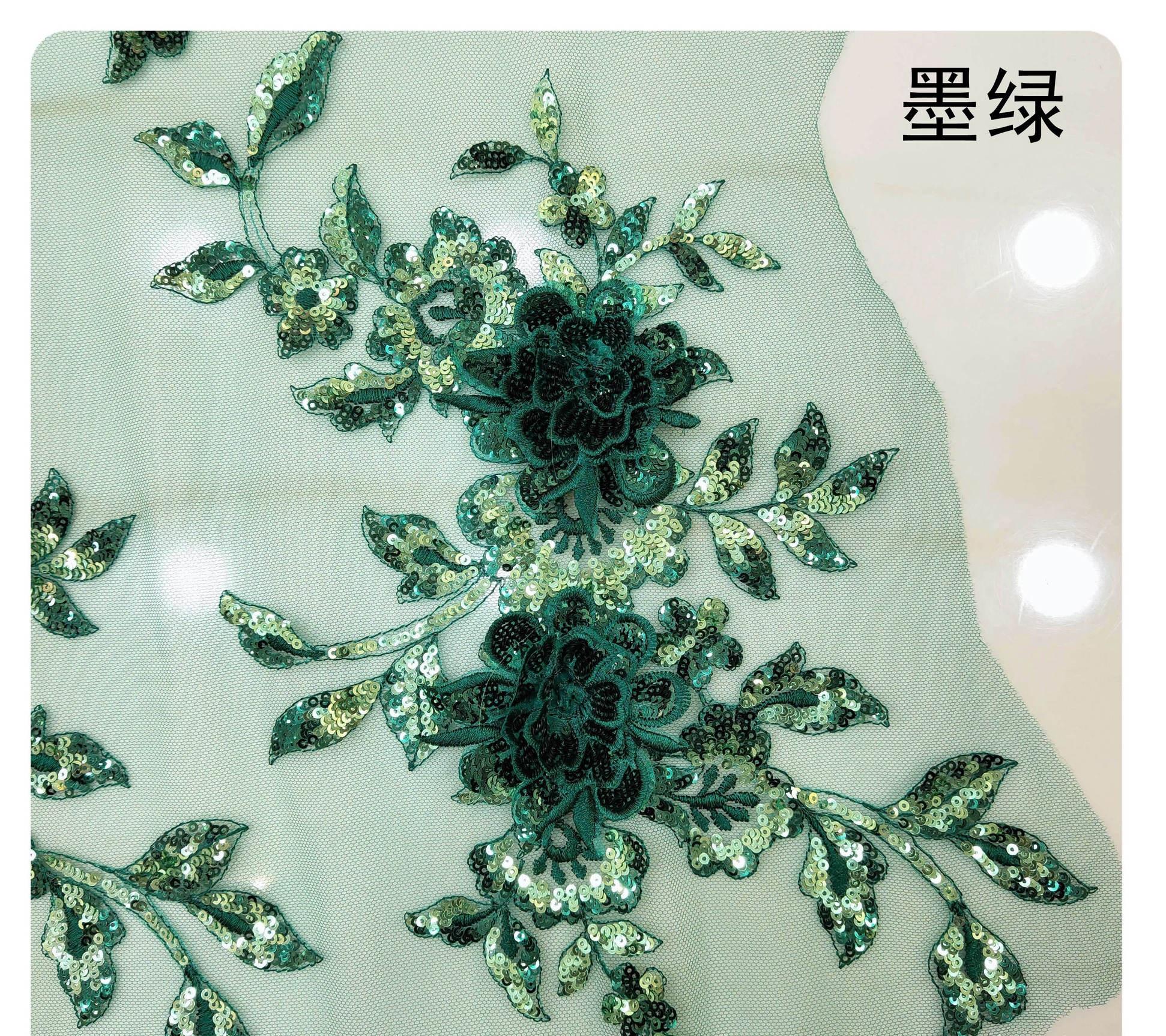 

Блестки Многоцветная Трехмерная Вышивка Кружево Тканевые Наклейки DIY Вышивка Аппликации Нашивки для Одежды Аксессуары Блестка