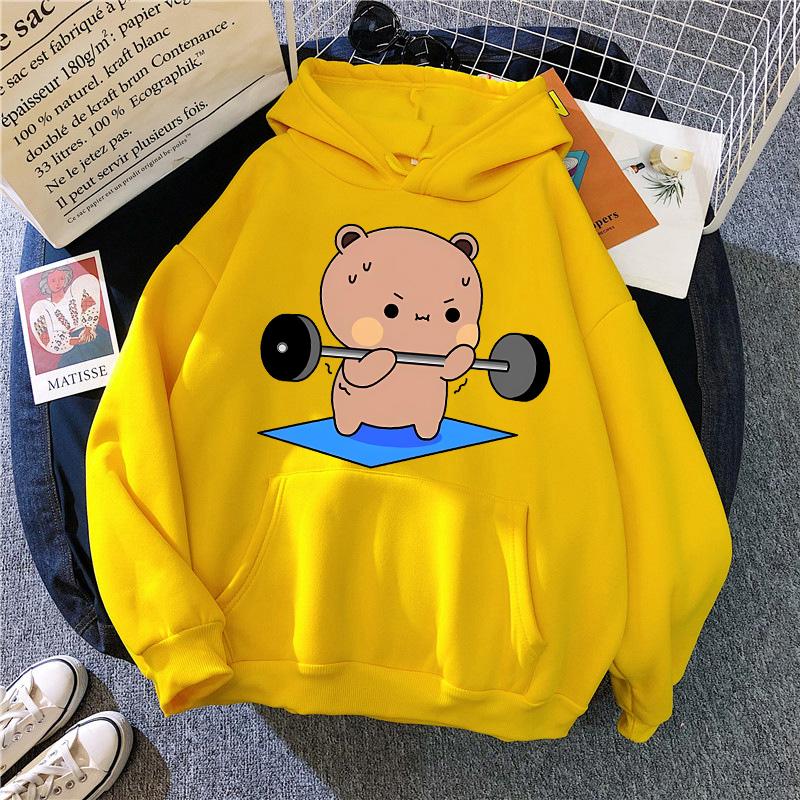 2024 Damen Herren Gothic Streetwear Kawaii Vintage Cartoon Sweatshirts Lustige Grafik Kapuzenpullover Bubu Dudu Y2k Print Hoodies Kleidung