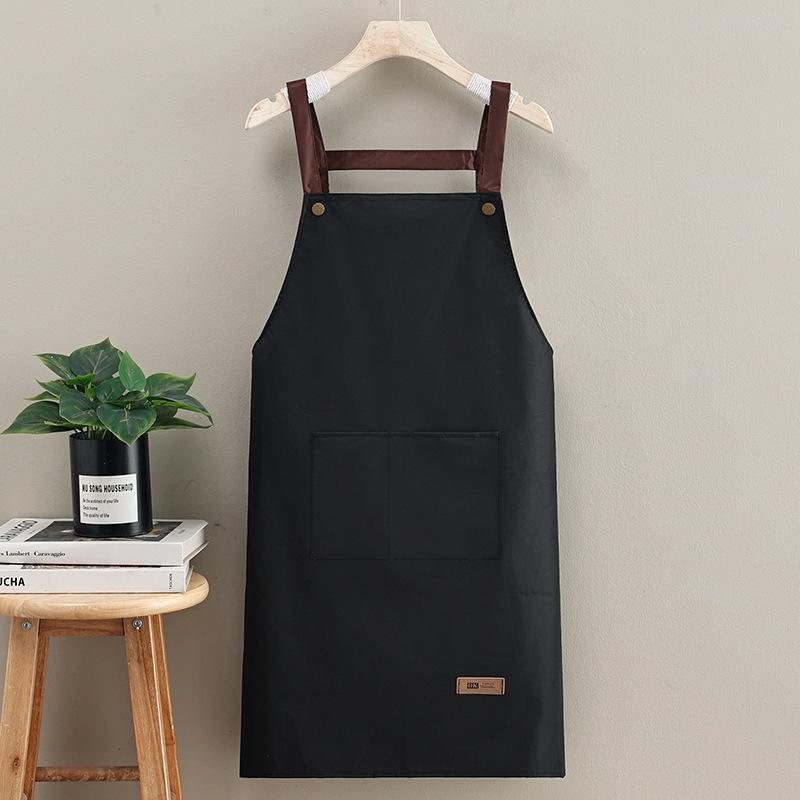 New apron women s kitchen home cooking fashion waterproof and oil-proof catering special apron factory limited-time promotion..