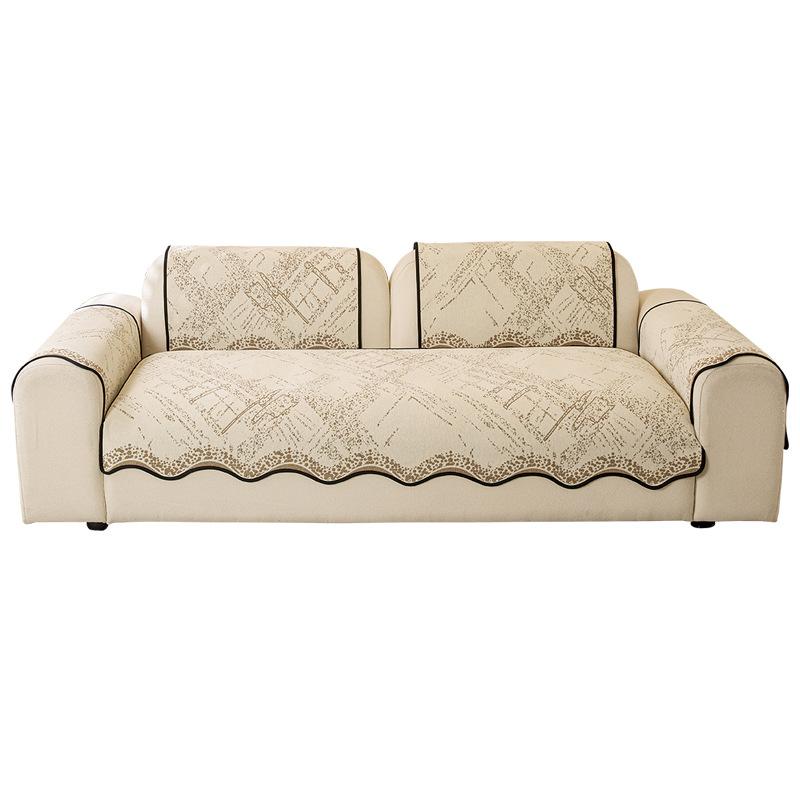 Special-Shaped Sofa Cushion Is Simple And Universal In All Seasons New Sofa Seat Cushion Non-Slip High-End Leather Sofa Cover
