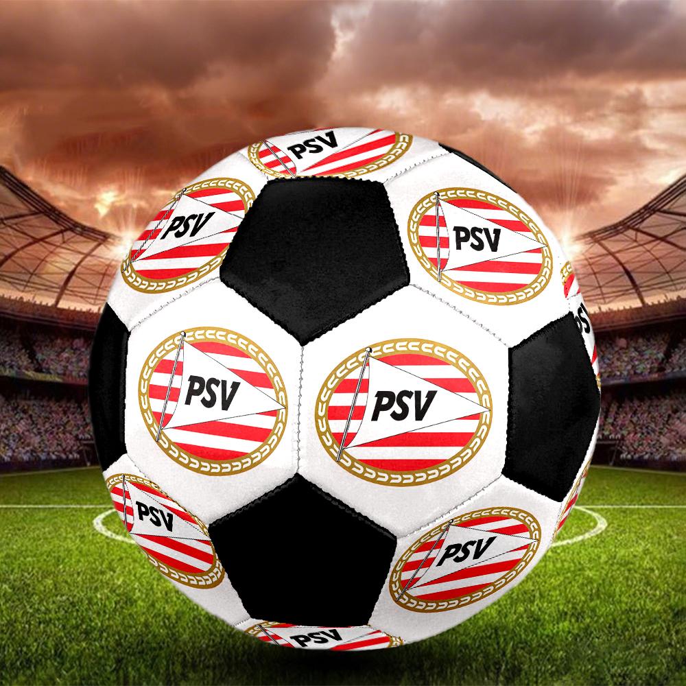 SIZE 5 PSV Eindhoven Soccer Ball Colorful All Ages Machine Stitched PVC Competition Ready Durable High-Bounce