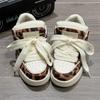 High-value Aesthetic Series Autumn and Winter New Board Shoes Women's Leopard Print Street Fashion Casual Bread Shoes