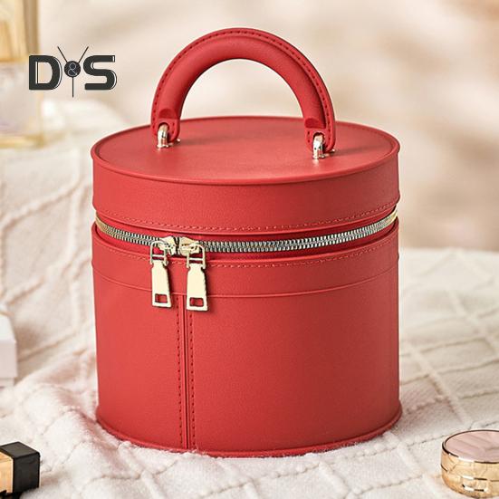 Travel Toiletry Bag with Handle Large Capacity Zipper Closure Waterproof Portable Cosmetic Bag Makeup Organizer