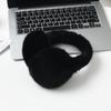 Womens Winter Fleece Ear Warmers - Soft Plush Earmuffs Cold Weather Unisex In White Pink Black Gray Beige Caramel