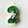 Panda Digital Candle Cute Panda Birthday Cake Party Candle Independent Packaging Simple Transparent
