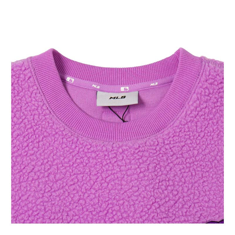 New MLB Sweatshirt Unisex Taro Purple 3AMTL0326-43LDL