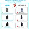 60 PCS Premium Tire Repair Rubber Nails Kit, Portable Screw in Tire Plugs with Screwdriver, Tire Plug Screw for Repairing Punctures in Vacuum Tires,