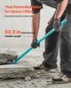 Prylever Bar, 907 Kg Weight Capacity, 1.3 M Heavy Duty Carbon Steel Handle Pry Lever Bar, 1.4 M Long Crowbar for Concrete, Demolition, Crowbaring,