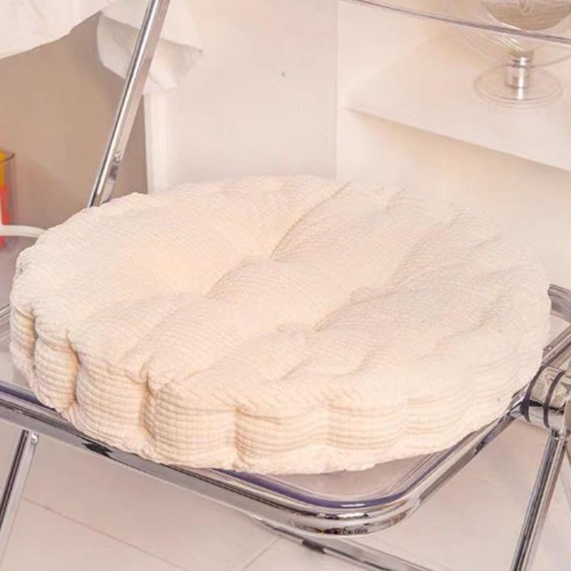 

«Подушка из цельного вельвета с кукурузными зернами — разноцветная квадратная/круглая подушка для стула студента в японском стиле» 40x40cm Round - 310g