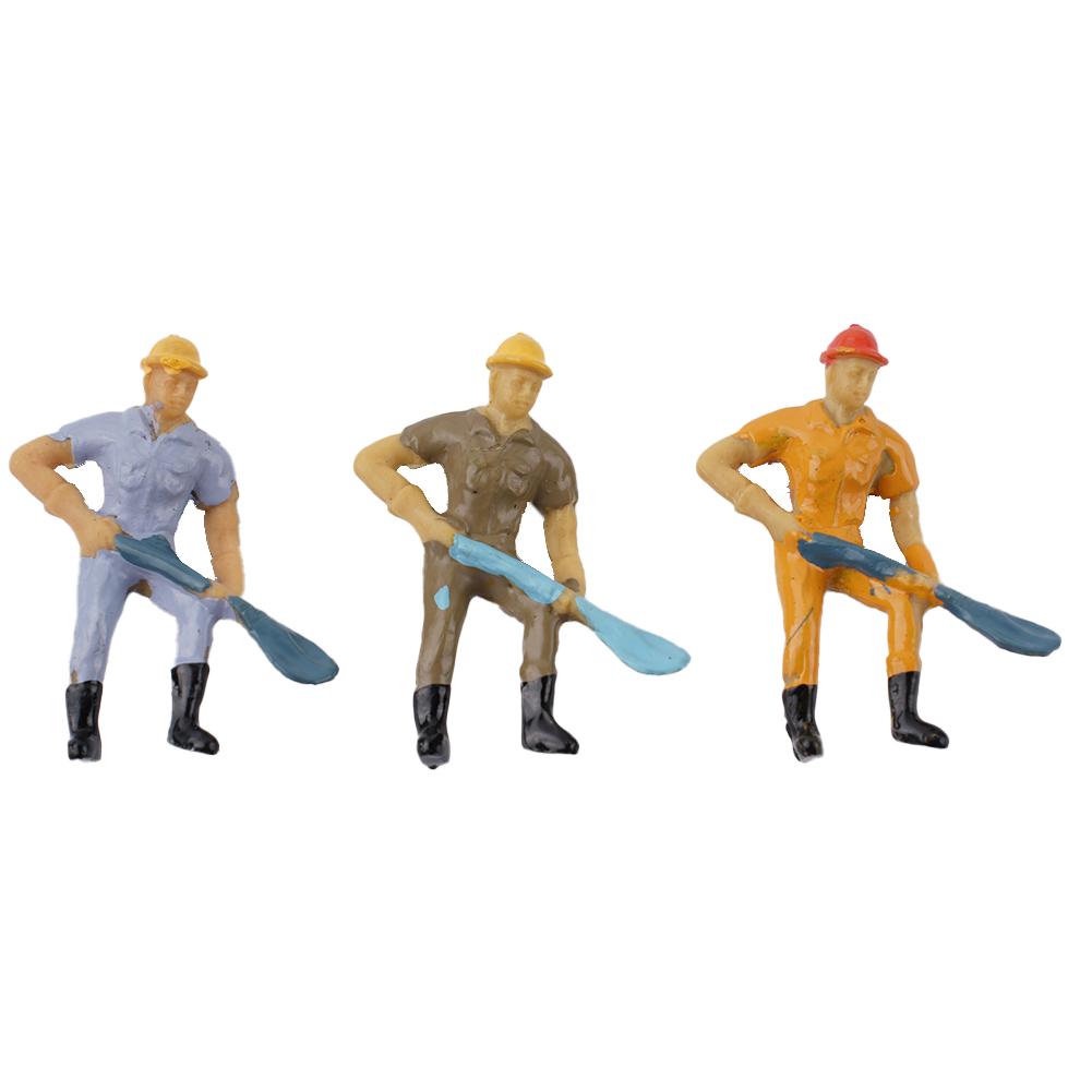 Workers Figures 12 Pcs 4 Poses Figures High Quality