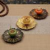 Large Ceramic Sandalwood Incense Burner for Indoor Aromatherapy & Mosquito Coil Holder