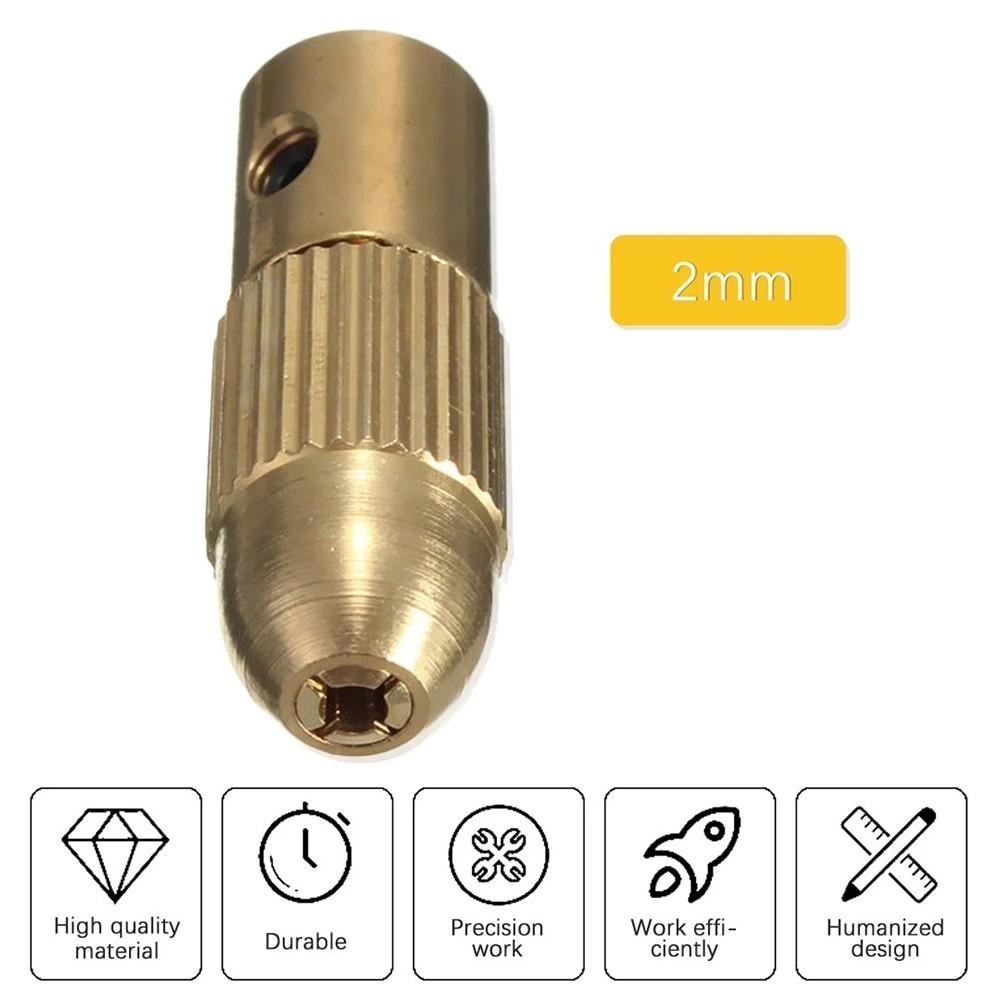 Unelte electrice-7 bucăți set de colțuri pentru mini mandrină de găurit din alamă de înaltă calitate 0,5/1,0/1,5/2,5/3,0mm