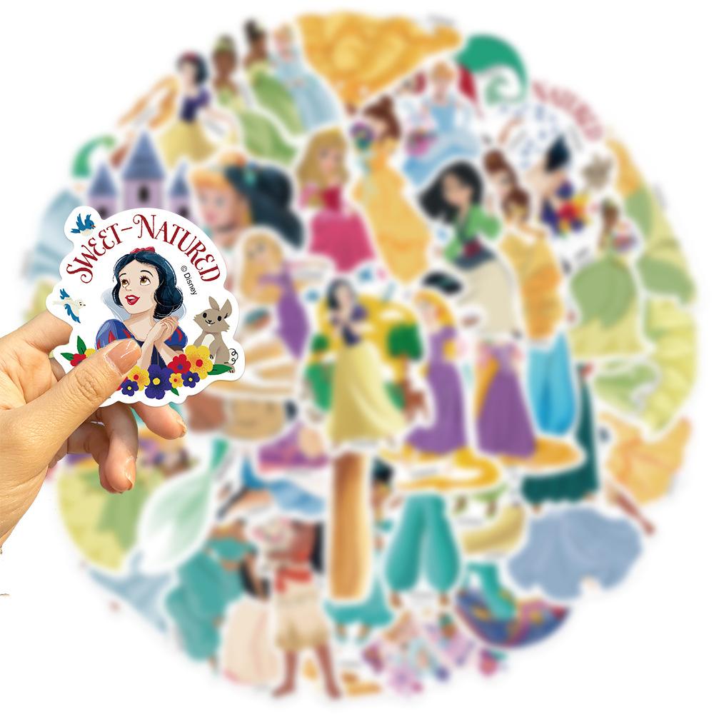 50/100/150 BUC Mix Prințese Disney Desene Animate Film Autocolante Impermeabile Telefon Laptop Bagaje Chitară Notebook Autocolante Jucării Copii