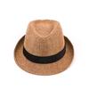 1Pcs Men's Fashion Top Hat Cotton Linen Gentleman Hat Casual Sunshade Four Seasons Hats Suitable for Parties and Other Occasions