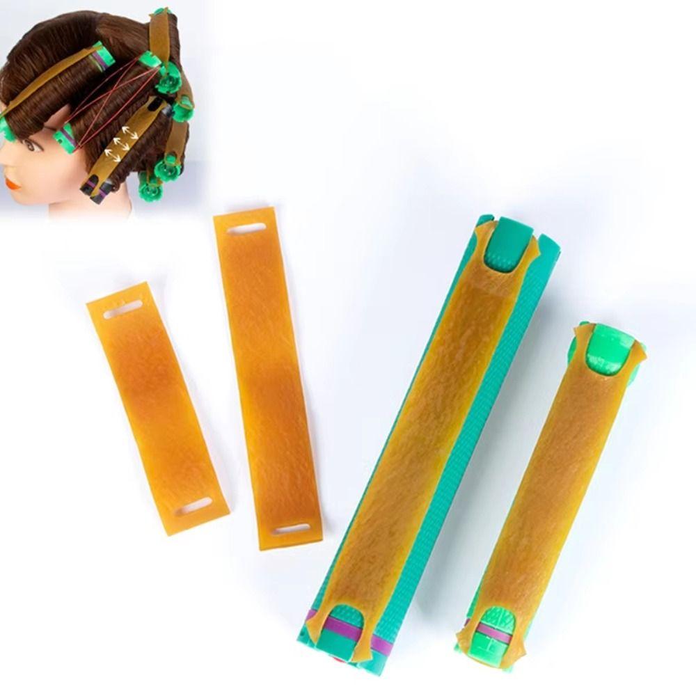 10pcs Anti Indentation Hair Perm Bar Tool Elastic Hair Roller Fixing Clip Hair Salon