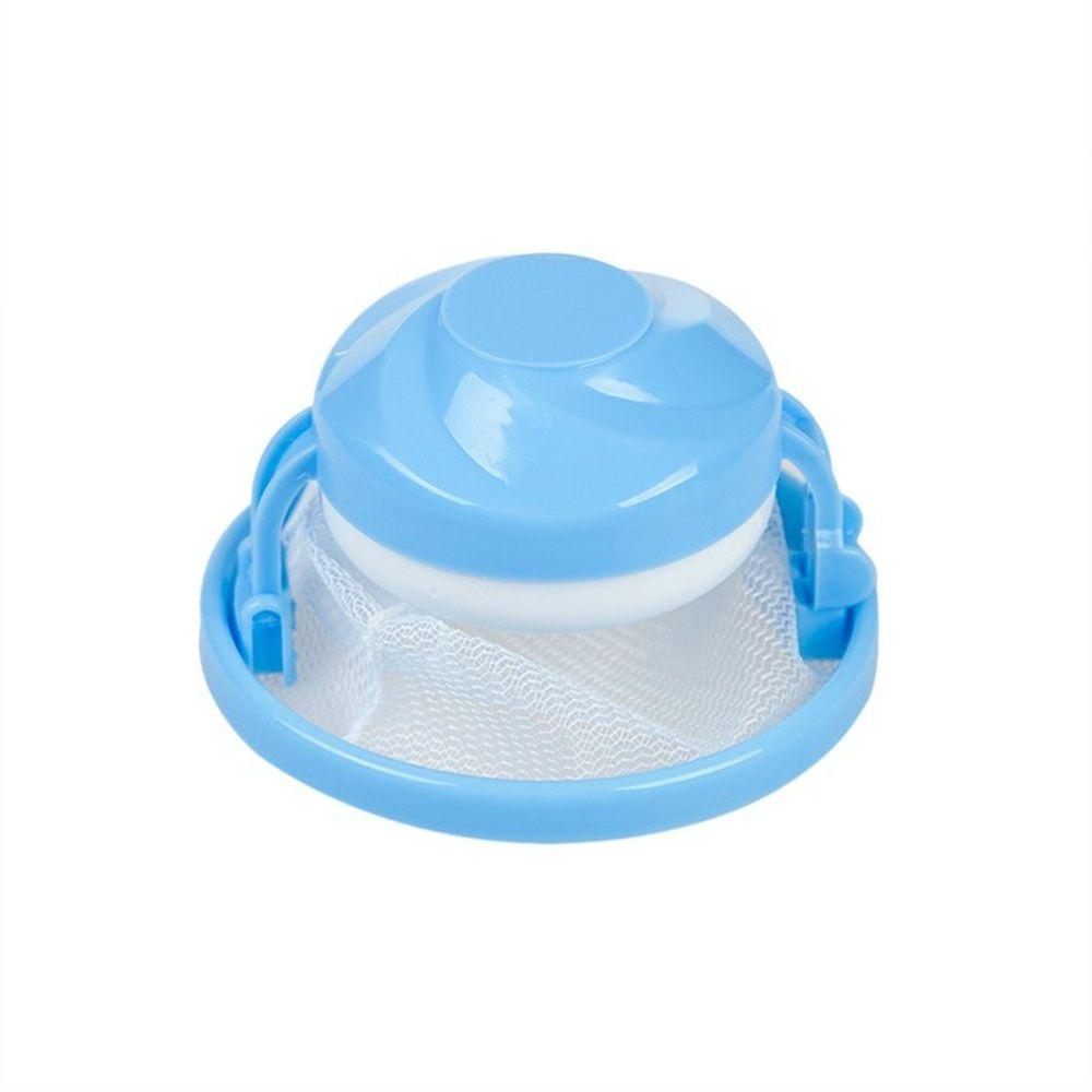 

Сетчатый фильтр-мешок для белья, очищающий шарик для белья, плавающий фильтр для сбора ворса и волос, сетчатый фильтр синий