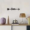 Stunning 1pc Love Metal Wall Art Decor! Fun Animal Decor for Home. Cupid's Arrow.living Room, Bathroom. Wall Decoration.