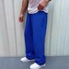 2026 Nuovi Pantaloni Larghi a Gamba Larga Vintage alla Moda da Uomo Pantaloni Casual Monocolore Versatili Pantaloni Felpati