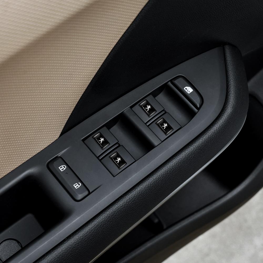 2026 Hot Car Sticker 10PC 3D Epoxy Car Interior Sticker Decal Decorative Accessories For Peugeot 207 3008 206 208 308 307 407 50