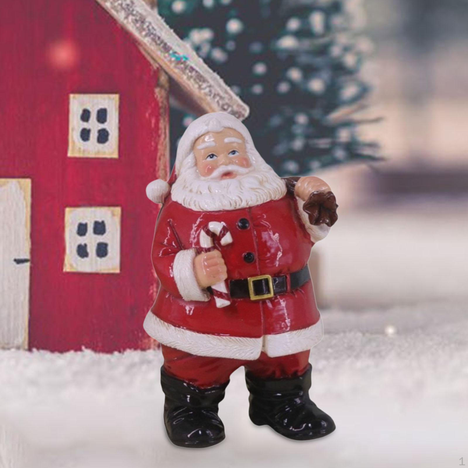 

Рождественские полимерные фигурки Санта-Клауса, Скульптура, Декоративное украшение для вечеринки, C