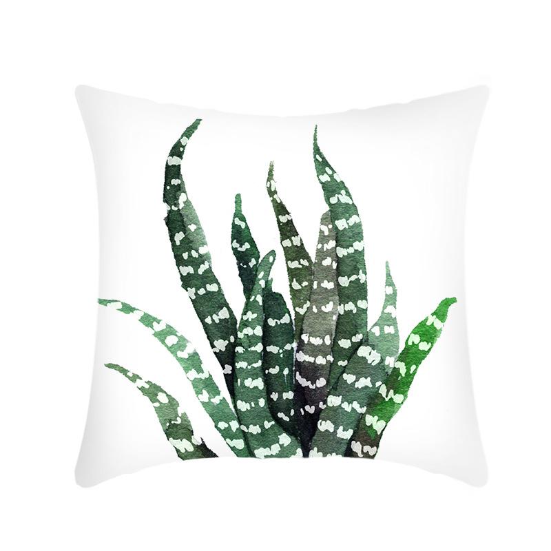 New Green Plant Pillow Ins Creative Home Sofa Pillow Cover Does Not Contain Core