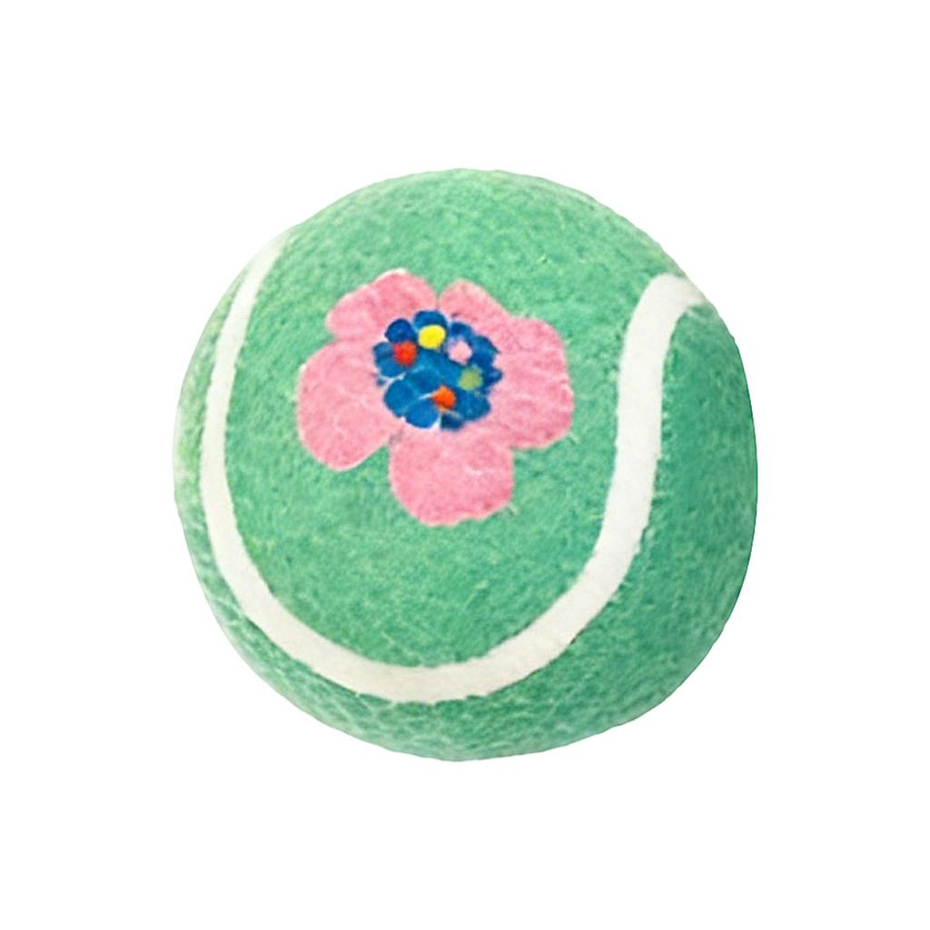 Hundekauspielzeug, Biss- und Knabberfest, Zur Zahnreinigung und zum Abwetzen; Haustier Spielzeug (Tennisball).