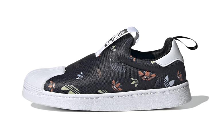 

Adidas Originals SUPERSTAR 360 Comfortable Abrasion Resistant Low top Kids Skateboarding Shoes Black GX1868 33.5