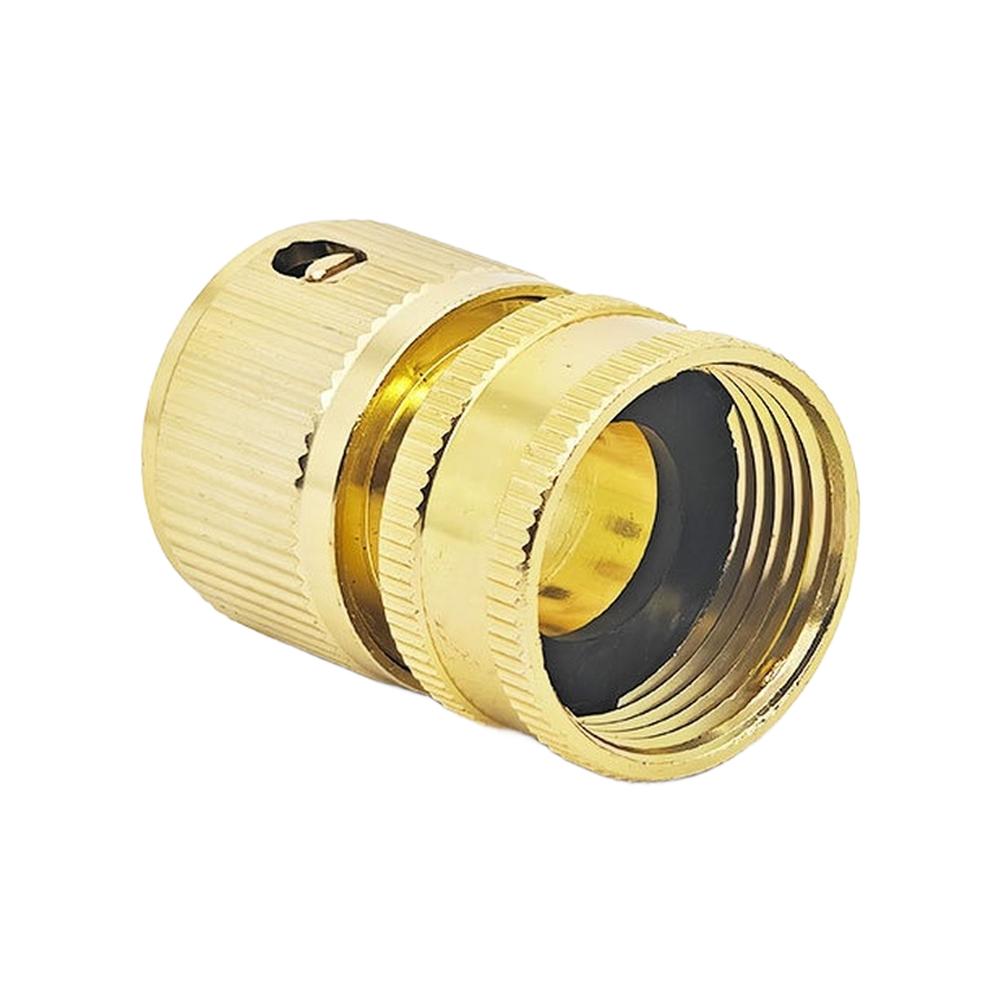 Aluminum 3/4 Garden Hose Quick Connector Water Nipple Adapter For Garden Hose Tap Car Wash Watering Tube Repair Jiont