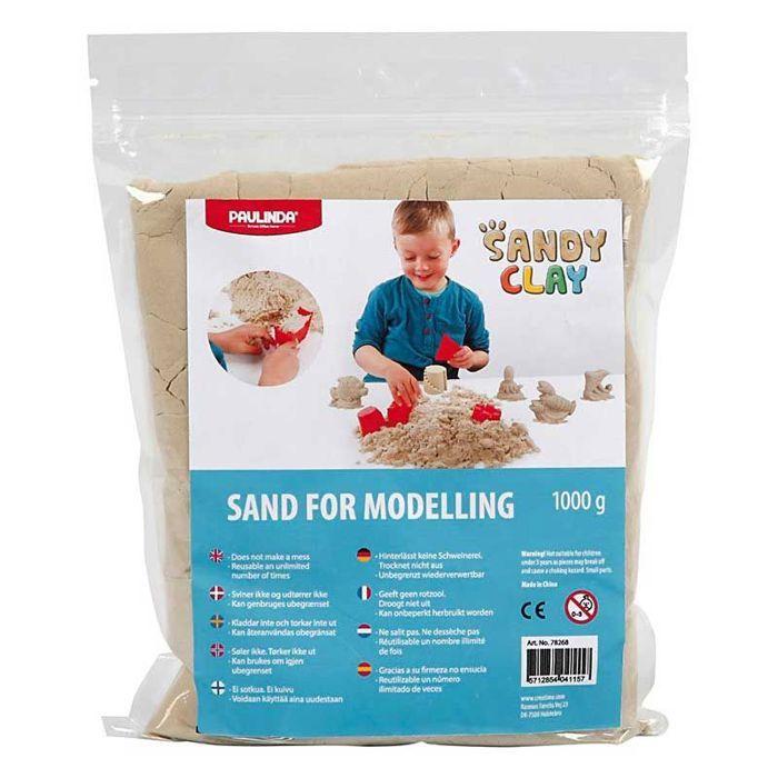 Modeling Sand - SANDY - Natural - 1 Kg - Mixed - Adult - Beige