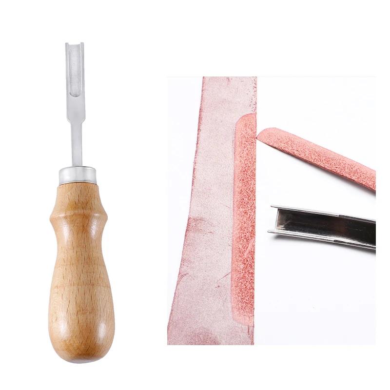 Fenrry Leather Craft Tool Kit,Carving Prong Lacing Stitching Chisel Set,Groover Tool,Professional Leathercraft Accessories
