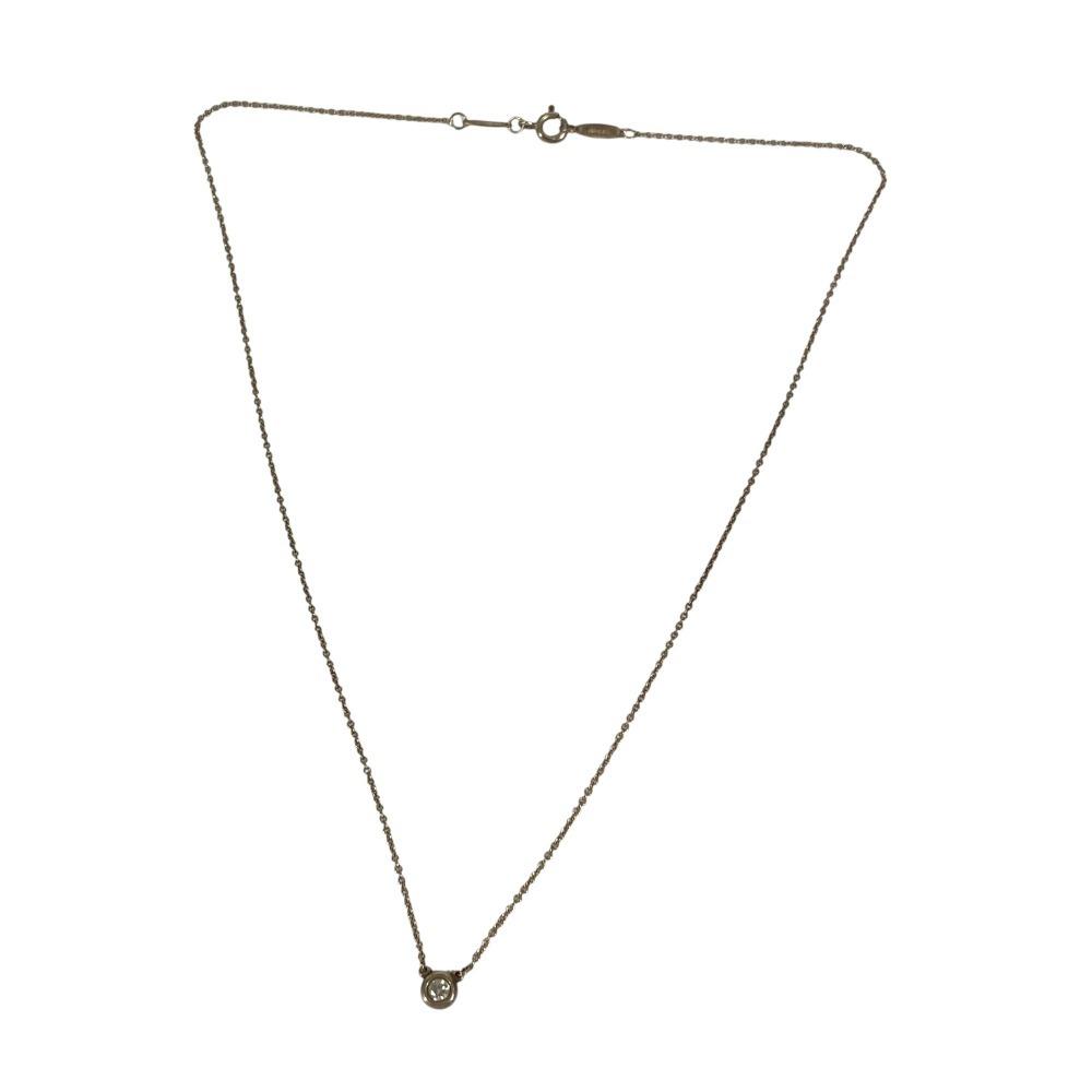 TIFFANY&Co. Accessories By the Yard 1PD Diamond Chain Necklace AG925 Silver