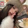 Plush Rabbit Hat Sweet and Cute Knitted Wool Hat Women's Autumn and Winter Warm Plush Hat Bag Head