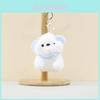 Adorable Plush Dog Keychain Cute Cuddly Soft Toy With Colorful Options For Bags