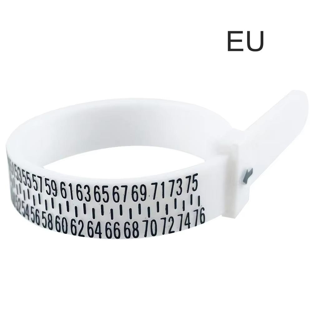 UK/US/EU/HK/JP Ring Sizer Finger Circumference Size Measurement Belt Measuring Reusable Finger Size Gauge Jewelry Sizing Tool