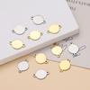 10/20Piece/Pack Stainless Steel Dog Tag Double Hole Hexagon Charms Pendants For DIY Necklace Jewelry Making Accessories