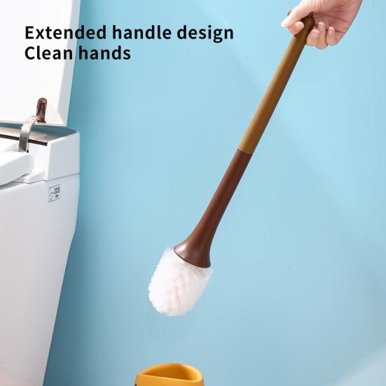 Unique Lovely PP Material Bathroom Cleaning Brush Giraffe Design Dorm Supplies