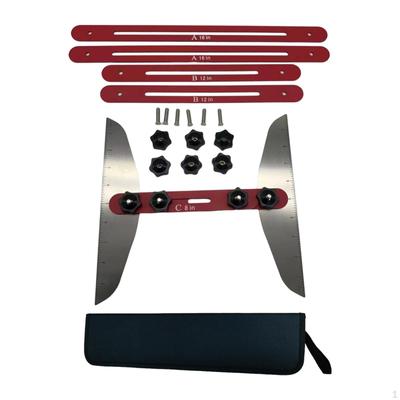 Aluminum Stair Measuring Tool for Treads and Shelves