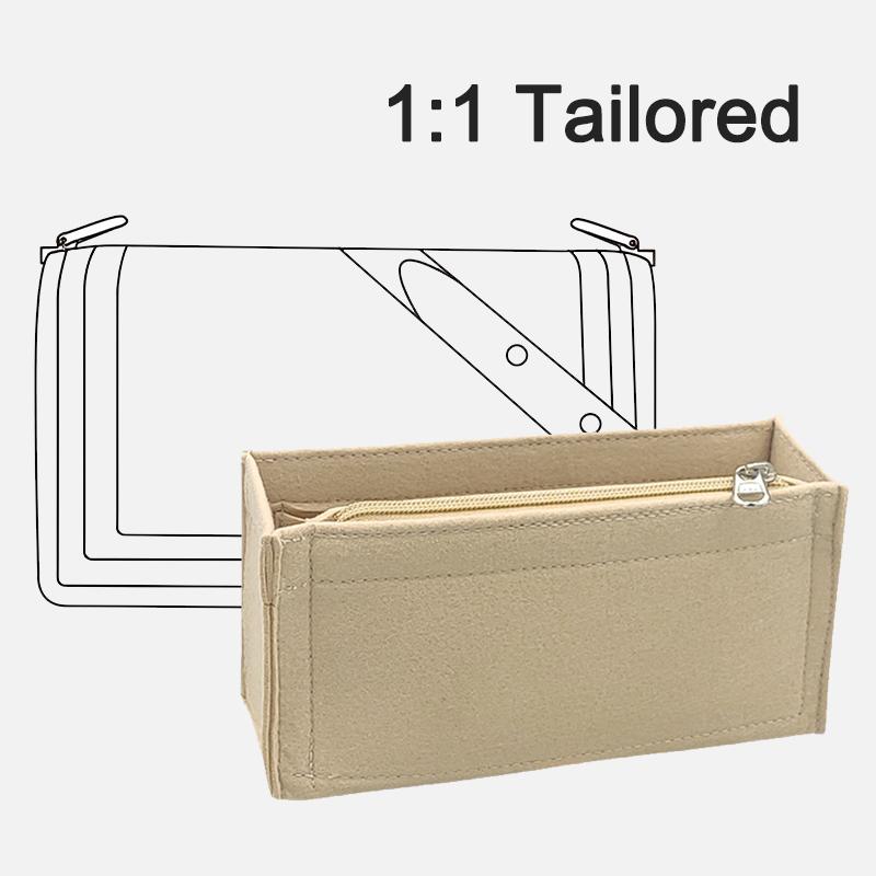 EverToner Inner Purse Fits For Leboy S M L Flap Insert Bag Organizer Makeup Handbag Portable Cosmetic Bags Base Shaper