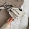 Bag women's new trendy Korean version of one-shoulder foreign Internet celebrity fashion rhombus embroidery crossbody bag