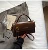 Retro Small Square Bag High-end Sense 2025 New Fashionable and Simple Korean One-shoulder Crossbody Bag Women's Daily Handbag