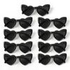 9PCS Cat Eye Glasses Heart-Shaped Plastic Frame Polycarbonate Decorative Vintage Included for Party Wedding Music Festival