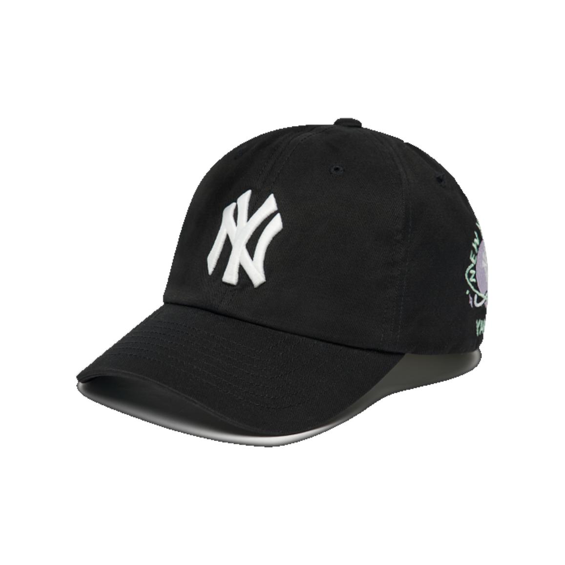 Хлопковые Бейсболки MLB Унисекс Черные Модные 3ACPL012N-50BKS F