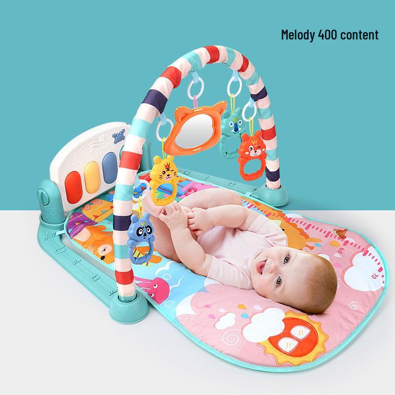 Baby Fitness Pedal Piano Gym: Infant Activity Toy, Ages 3+ Months