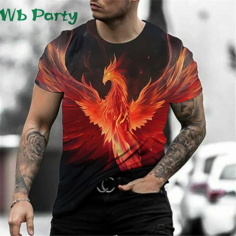 3D Printed Japanese Ninja T Shirt For Men Warrior Pattern Tees Summer Harajuku Loose Round Neck Tops Short Sleeves Kids T-Shirts