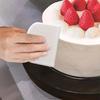Food-Grade Plastic Cake Spatula Dough Knife & Butter Scraper with Smooth Edge Baking Tool for Icing/Cream