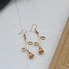 Fashion Geometric Round Drop Earrings Temperament Simple Star Tassel Pendant Earrings Female Gifts Jewelry