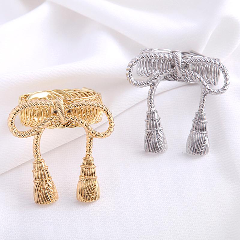 

1 шт., автоматический затягивающийся высококачественный декоративный бант для штор, металлический зажим для штор, подхваты для дома, весна